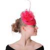 Mesh Shape Linen Women'S Hat New Top Hat Bridal Top Hat Wedding Banquet Linen Yarn