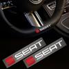 Fashion Car Logo Stickers Metal Emblem Decor Decals Accessories For SEAT Ibiza Leon Arona Ateca Tarraco Alhambra Cupra Y6Y
