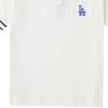 New MLB Polo Shirts Women's Bright Cream White 3FPQM0433-07CRS
