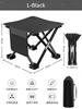 Portable Folding Camping Chairs Outdoors Beach Chair Collapsible Foot Stool Hiking Train Travel Picnic Fishing Chair Seat Tools