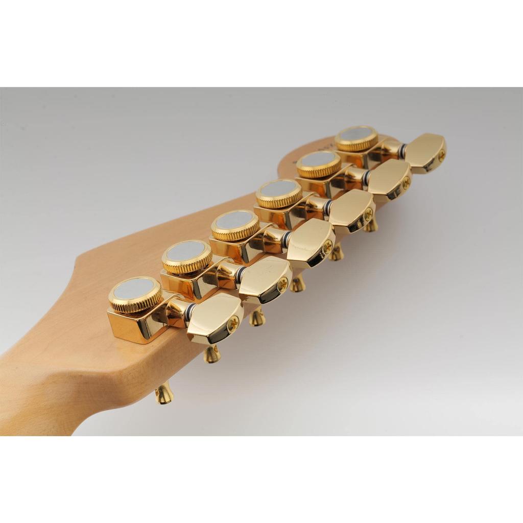 Musiclily Pro Locking Tuners for Electric Gold 6-Pin Strat/Telecaster Guitars,
