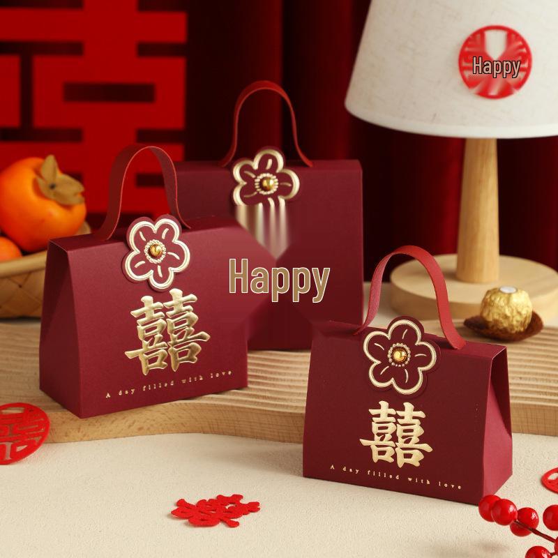 Large High-End Empty Candy Gift Box for Weddings - Free Shipping