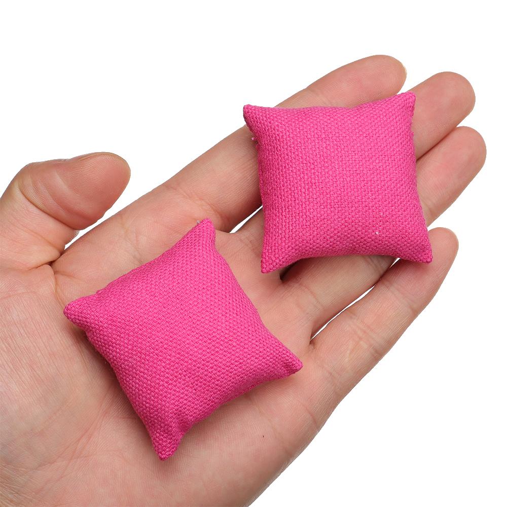 Sofa Doll House Supplies Toys Furniture Miniature Cushions Mini Dollhouse Pillows Doll Accessories