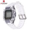 Resin Strap Bezel for Casio G-SHOCK DW-5600 GW-M5610 5600 GLS-5600 Men Transparent TPU Replace Watch Band Protective Case Kit