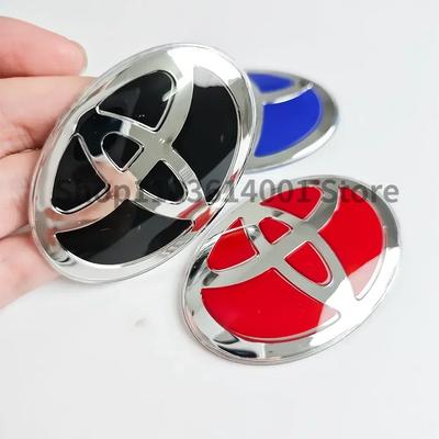 3D Steering Wheel Logo Car Emblem Stickers for Corolla Camry RAV4 Yaris Vios Hilux Prius CHR Highlander Prado Accessories