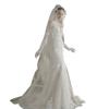 Bridal Veil Head Cover Mantilla Cathedral Head Covering Wedding Hair Accessories White Wedding Veil Headscarf White Veil