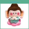 Lotus Small Buddha Stuffed Doll With Short Pile Plush For Home Decor And Spiritual Boost