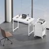 YeTom PC Study 80cm with Storage Small Work Easy White Desk, Desk, Desk, Wide, Bag, Desk, Desk, Assembly, Telework,