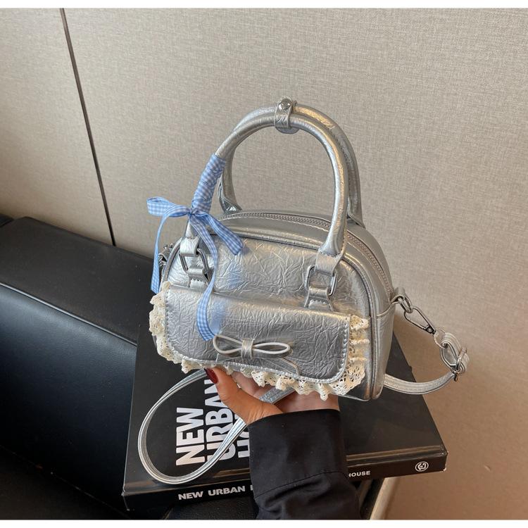 Portable Fashion Bow Pillow Bag 2025 Summer Versatile Shoulder Bag Premium Messenger Bag Bag