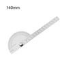 180° Protractor Woodworking Worker Stainless Steel Adjustable Rotary Measuring Tools Measurement Gauge Measure Tool Device