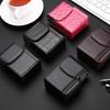 High Quality PU Leather Cigarette Case Stylish Durable Cigarette Box Case Portable Lighter Holder Gift for Men