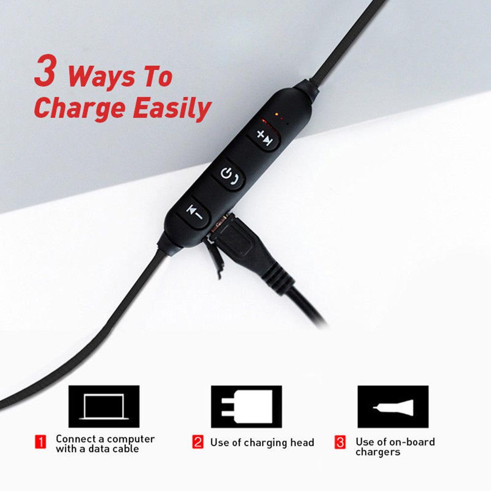 Magnetic Bluetooth Headset Movement Into The Ear Hanging Neck Wireless Bluetooth Headset