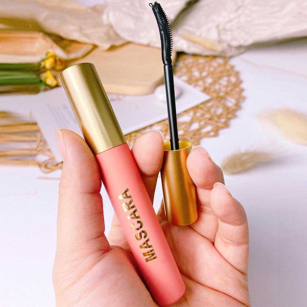 Baisuya Long-Lasting Waterproof Mascara: Natural Lengthening, Smudge-Proof Curling Primer & Eyelash Growth Serum.