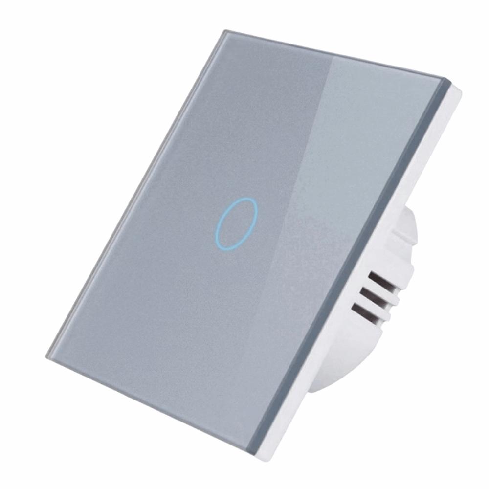 1/2/3 Gang Wall Light Switch Glass Panel Smart Switch Touch Sensor Switch Lighting Control