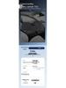 Black Wear-Resistant Nylon Floor Mats for BYD Han (2020-2025 Models) - Full Coverage, Vehicle-Specific
