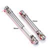 TRZX RC Metal Drive Shaft 40-260mm Upgrade Part for 1:14 Tamiya Trailer Tractor Truck RC Crawler Car (70-90mm)