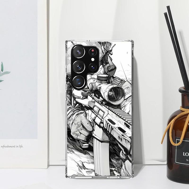 Military Army Special Forces Phone Case For Samsung Galaxy S26 S25 Edge S24 FE S23 S22 Ultra S21 Plus S20 + Art Fundas Back Cove
