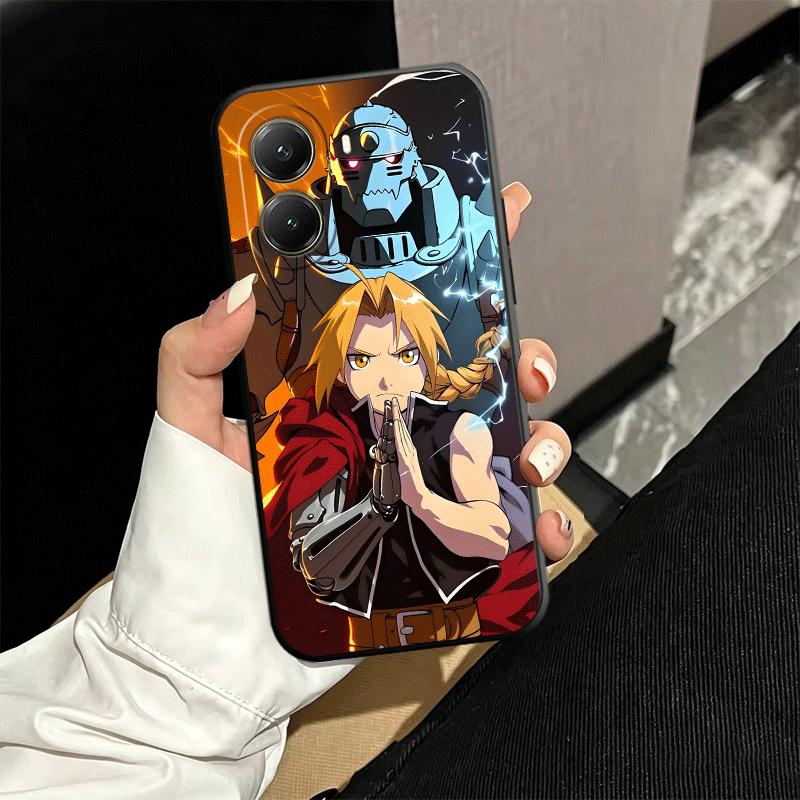 F-Fullmetal A-Alchemist Anime Soft Phone Case for Xiaomi Poco X5 X6 X7 X8 Pro Max X3 F7 F8 Ultra M8 M7 M6 M5 Redmi 15 15C 14C 13