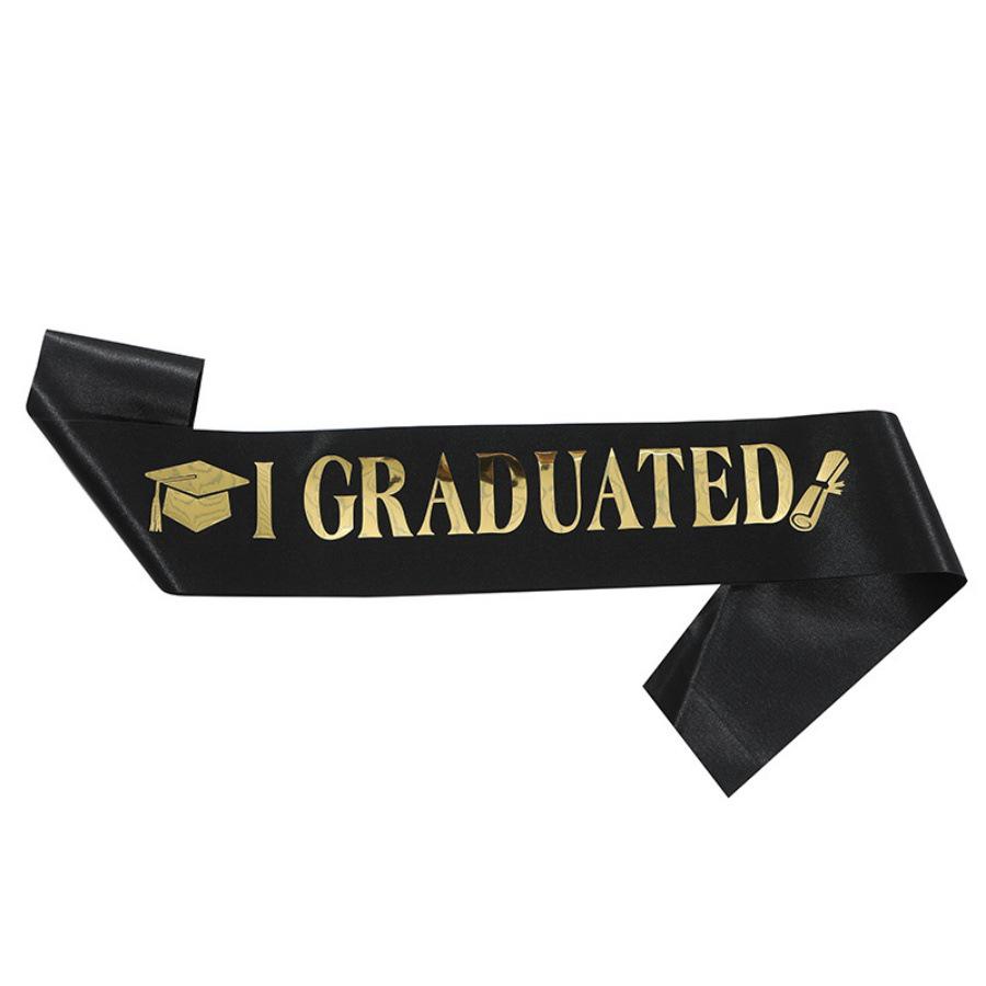 European & American Fashion Graduation Sash with Shoulder Straps