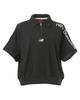 Golf Short Sleeve Big Polo Shirt Quick 2 [New Balance] Women's (Moisture Absorbent, Drying, Stretchy) / 012-5168503 010_Black [L]