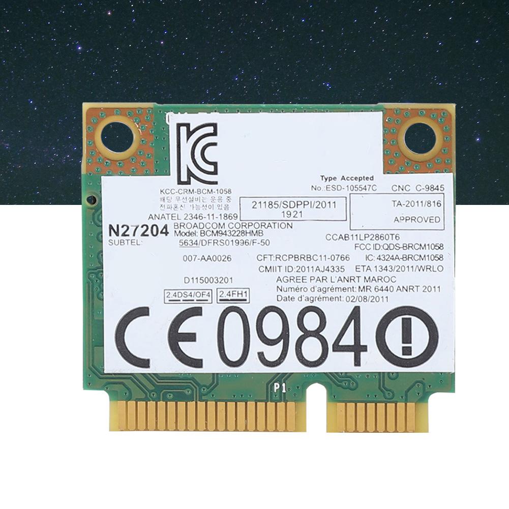 BCM943228HMB Dual Band 300M Mini PCI E Network Card For Lenovo PC 04W3746