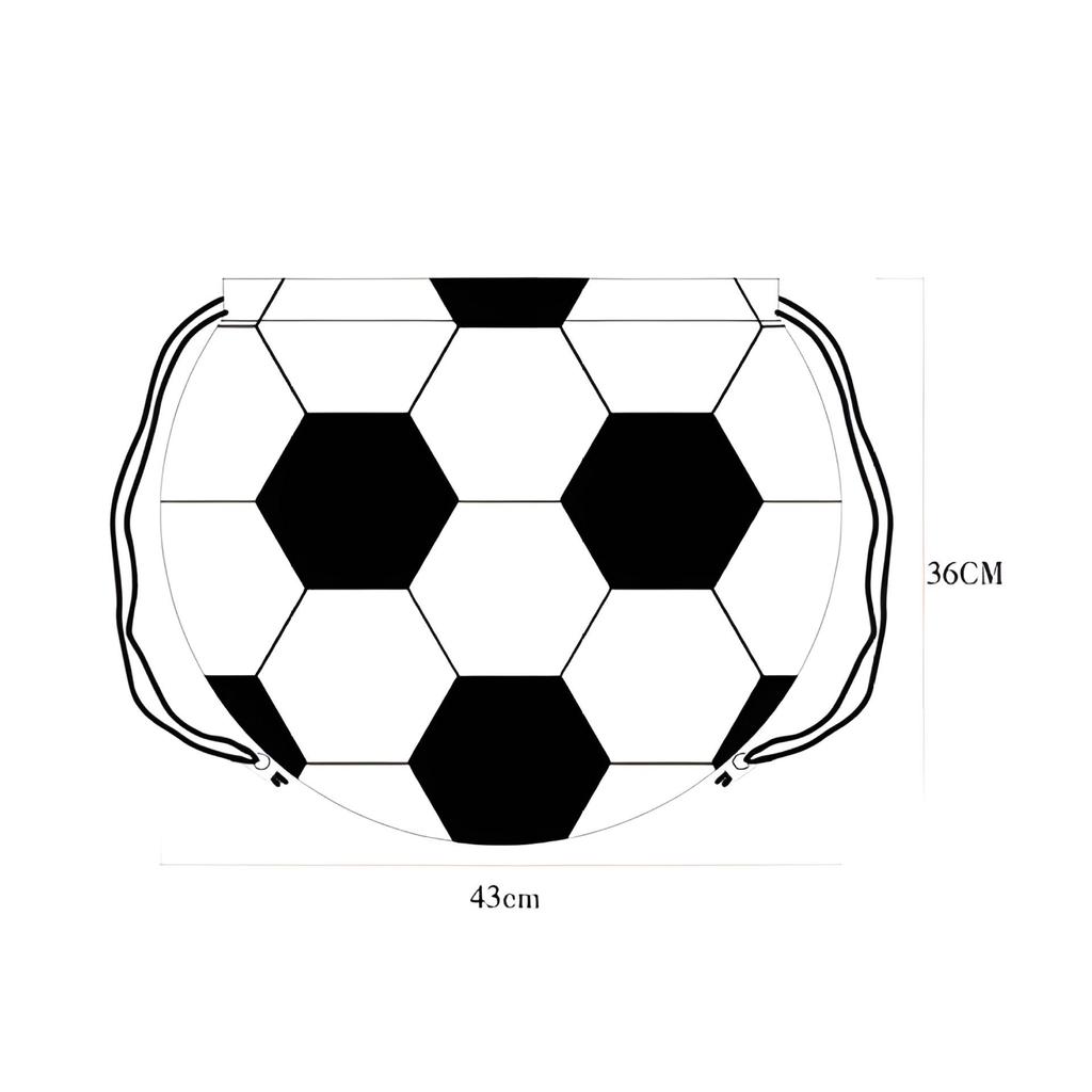 Children's World Cup Football Party Drawstring Backpack - 210D Polyester