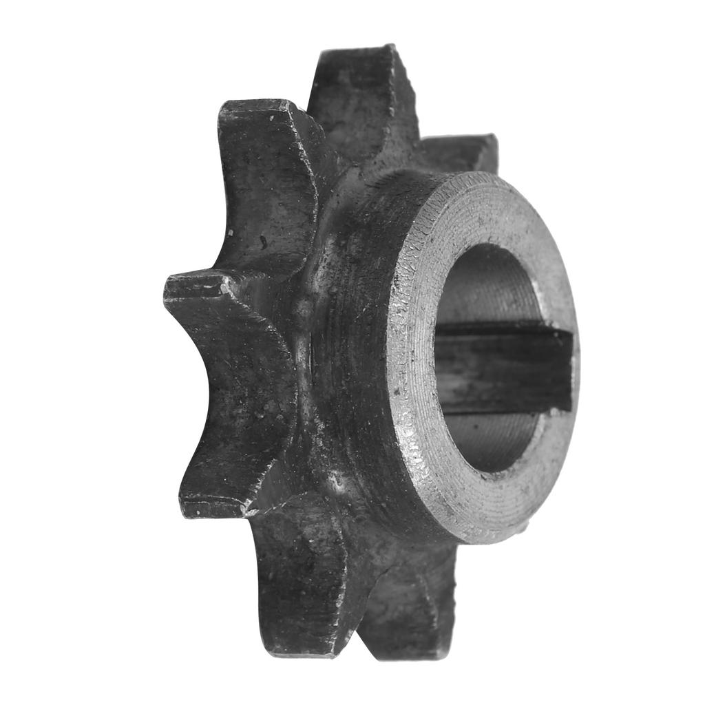 06B 9 Teeth with Key Groove 10mm Inner Diameter Steel Motor Gear Sprocket Accessory