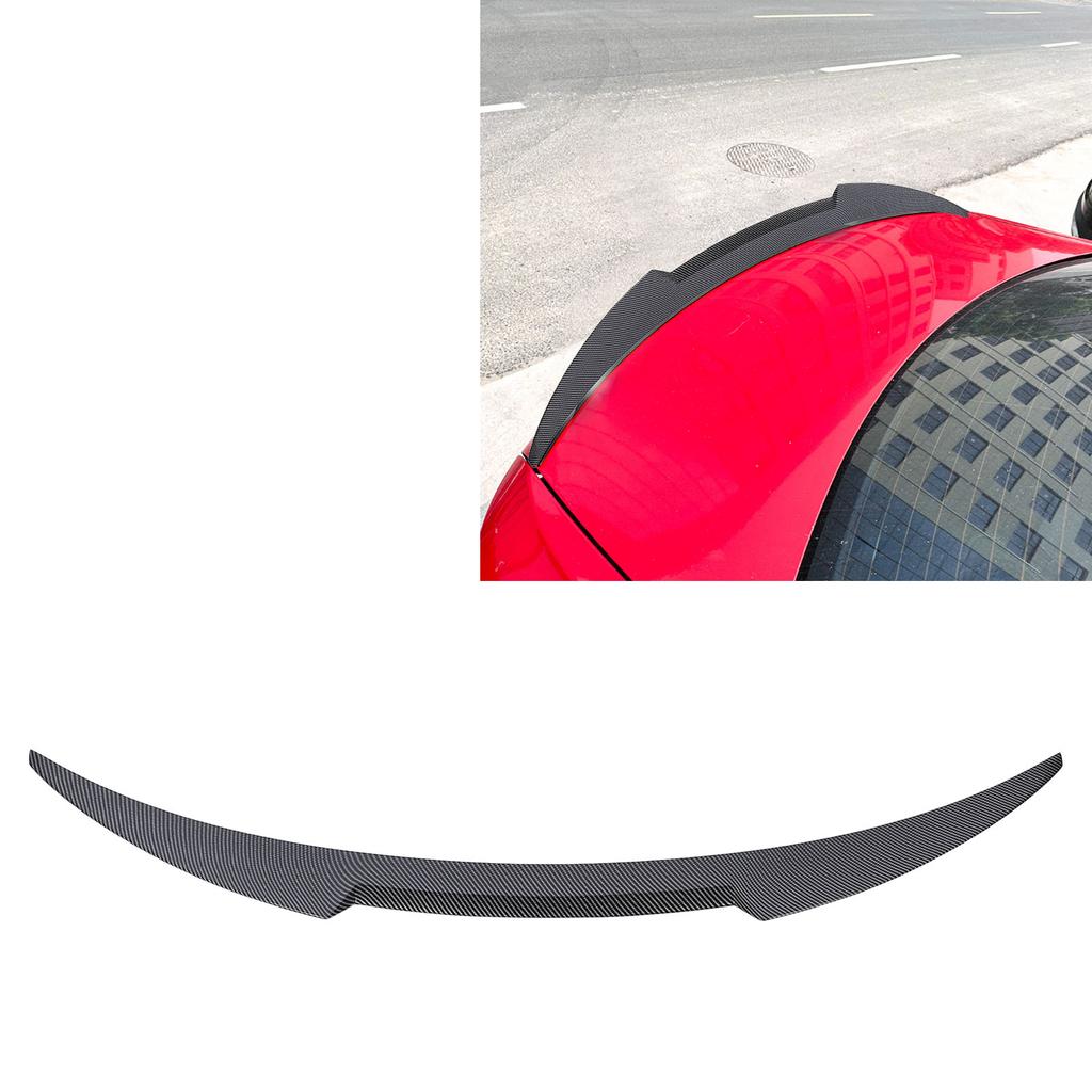 Rear Spoiler ABS Plastic M4 Sporty Appearance Tail Spoiler Wing for 2 Series F22 M2 F87 2014 to 2019