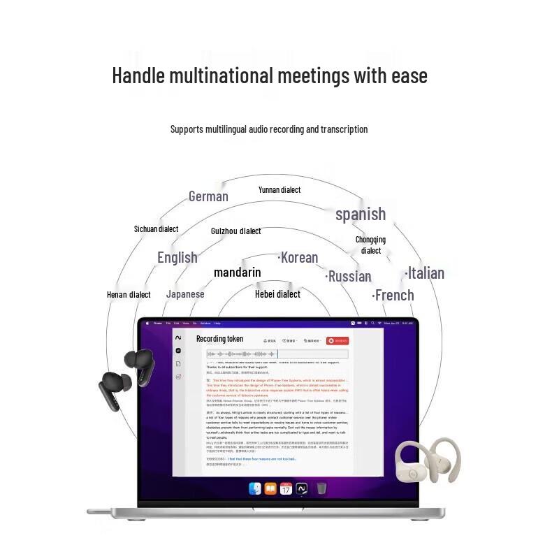 IFLYTEK Chytrá sada pro nahrávání schůzek Meeting Dog