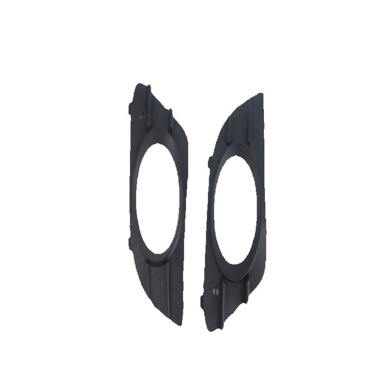 

1 Pair Black Front Bumper Fog Light Cover FOR Mercedes-Benz CLK W209 2005-2009 Black Plastic