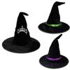 1Pc Halloween Wizard Hat Funny Witch Hat Witch Caps Wizard Costume Accessories for Carnivals Masquerades Party Cosplay