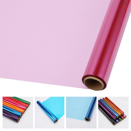 1 Rulo 40 CM x 30 M Selofan Ambalaj Kağıdı Renkli Su Geçirmez Ağır Hizmet Çiçek DIY El Sanatları Festivali Hediye Kutusu Ambalaj Kağıdı