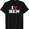 Ich liebe Ben - Herz T-Shirt