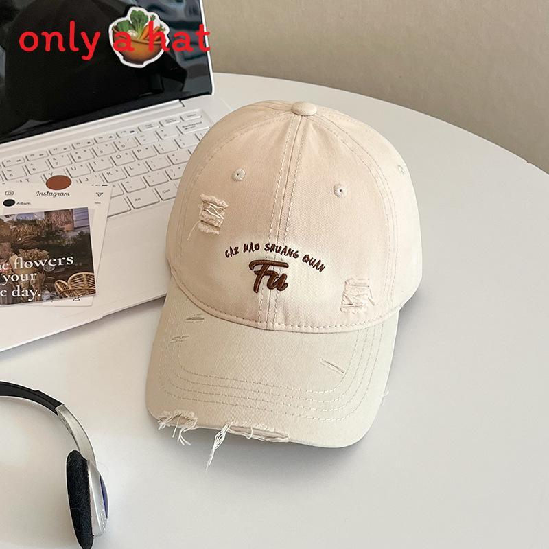 

Korean Style Letter Baseball Cap With Adjustable Fit For Summer Outdoor Sun Protection