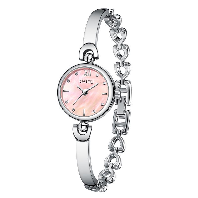 Mermaid Women's Versatile Quartz Bangle Watch - Trendy Simple Fashion Wristwatch