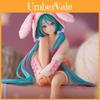 Hatsune Miku Pvc Figure With Rabbit Ears Sleepwear For Collectors And Fans