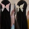 Alligator Clip Bow Hair Clip Plush Ribbon Hair Clip Gifts Back Head Clip