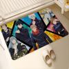 Tappetino da Pavimento Anime Jujutsu Kaisen Tappetino da Pavimento Stile INS Morbido Tappetino da Pavimento per Camera da Letto Tappetino per Lavanderia di Casa Tappeti Domestici Antiscivolo