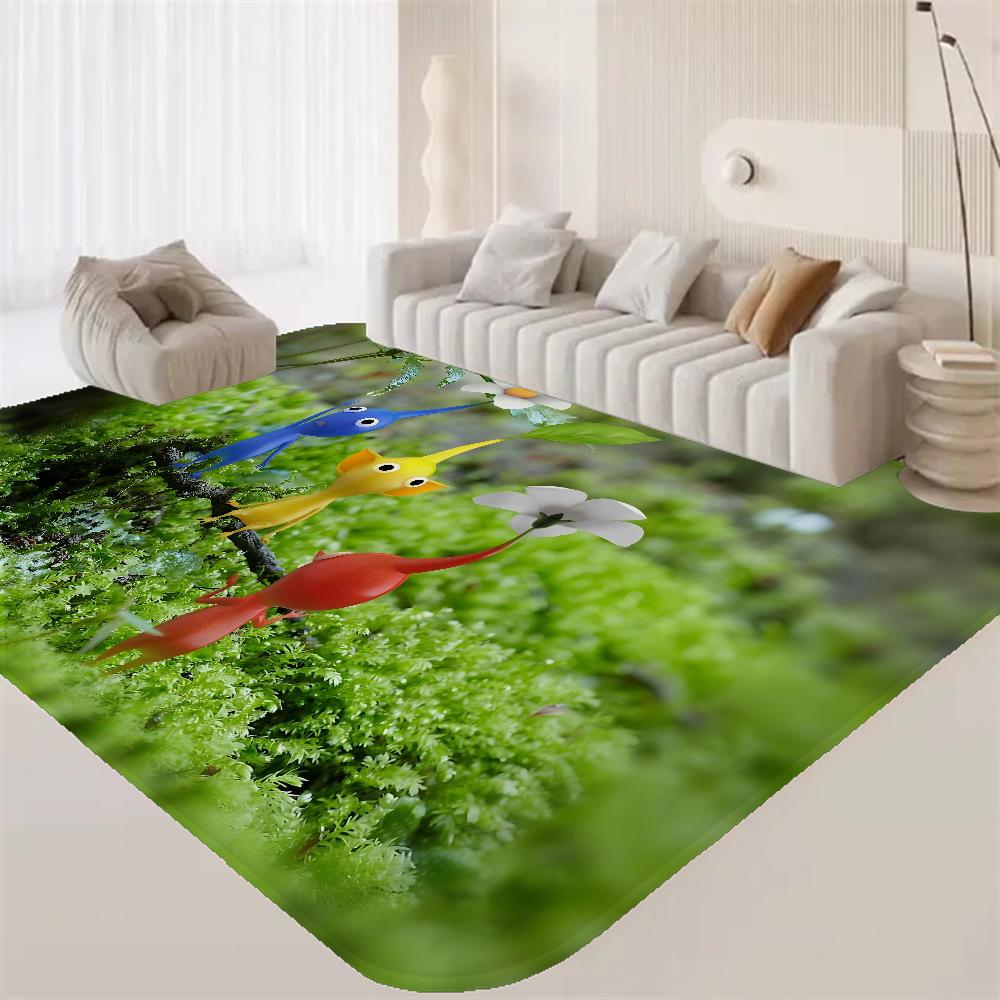 P-Pikmin Game Room Kitchen Mat Cheaper Anti-slip Modern Living Room Balcony Printed Modern Home Decor