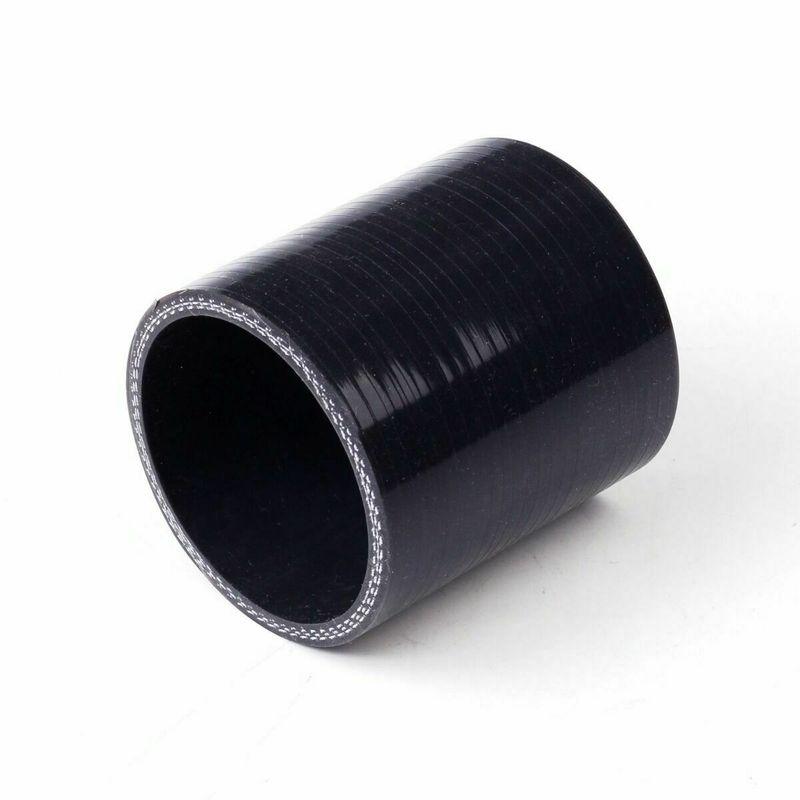 3/4PLY 76mm Length Silicone Hose Straight General Coolant Intercooler Pipe ID 48mm 51mm 55mm 57mm 60mm 63mm 65mm Black
