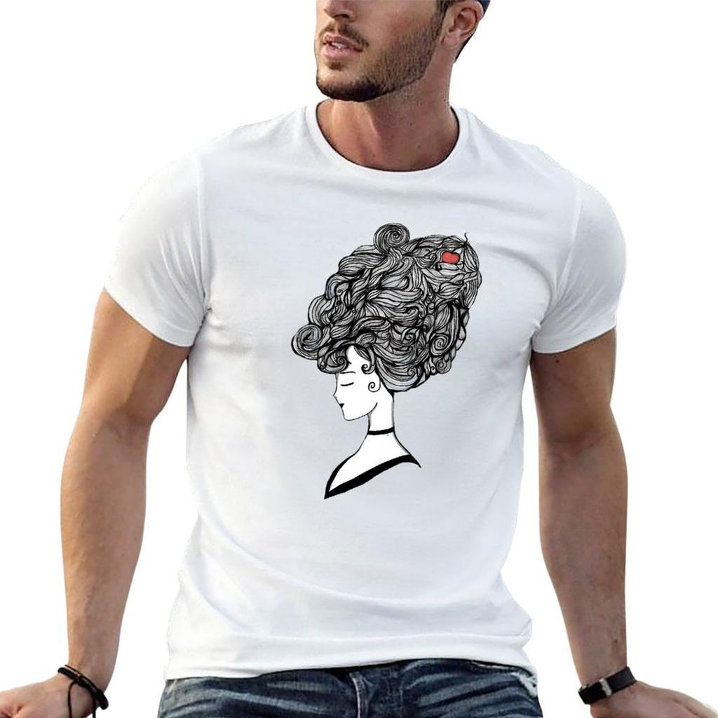 Let Them Eat Cake Tshirt Art Pattern Printed Casual Top
