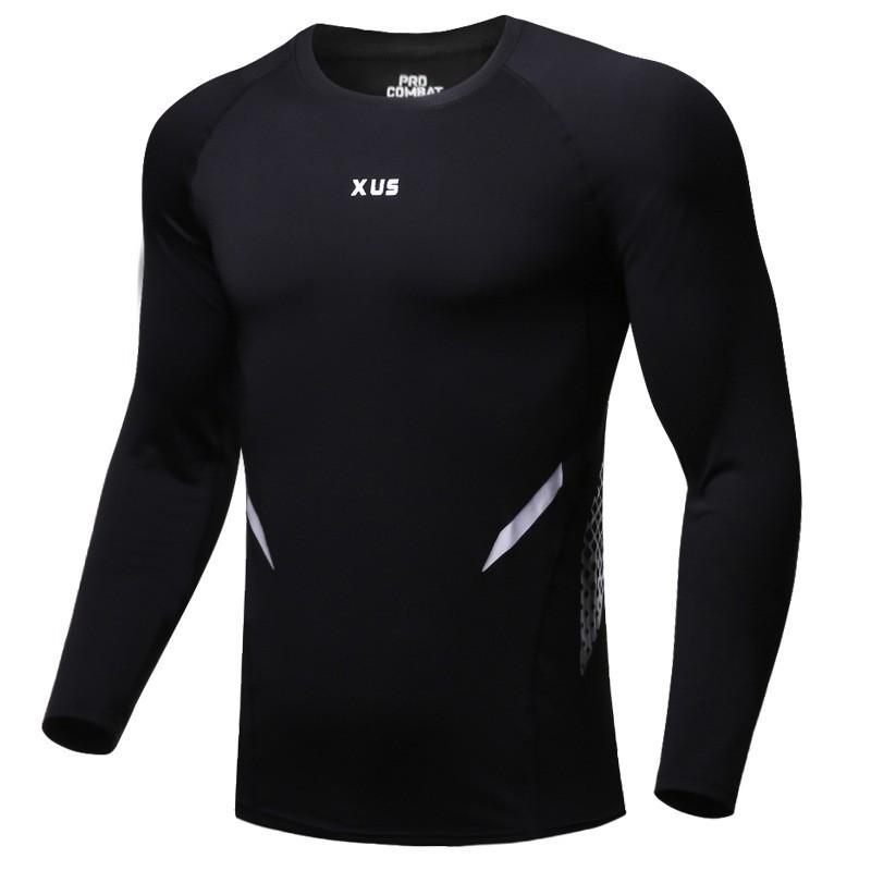 Herbst- & Winter Schnelltrocknende Langarm-Tights zum Laufen & für Fitness