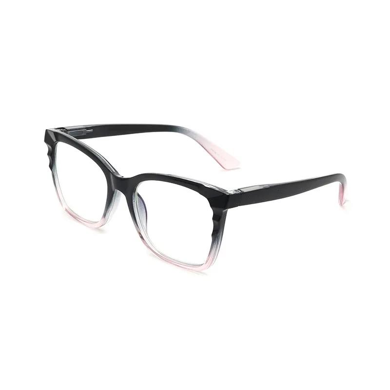 Classic Large Frame High-definition Reading Glasses, Fashionable Anti Blue Light Ultra Light Presbyopia Glasses+100 To+300 Gafas