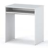 Kleiner weißer Computertisch 68 CM 1 Regal Gaming-Möbel Schule
