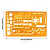 Architectural Templates Stencil Drafting Tools Ruler Building House