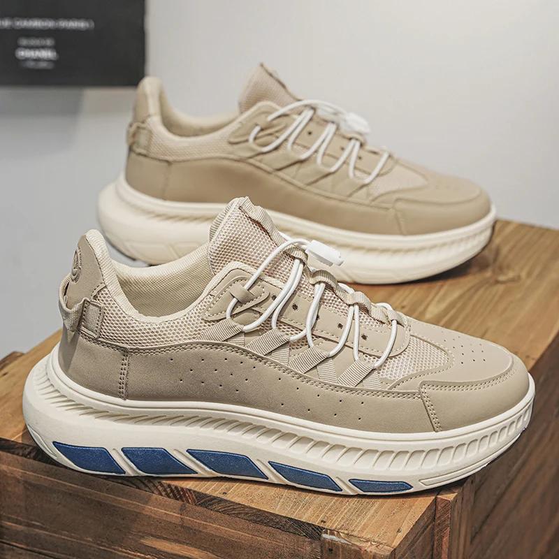 

Новые мужские кеды для скейтборда, повседневная обувь, универсальная обувь для бега, амортизирующая, для путешествий, нескользящая, легкая, для улицы 44 легкие хаки