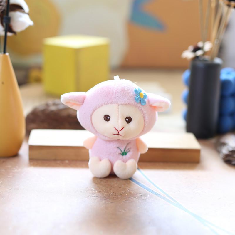 Cute Cute Little Lamb Pendant Plush Toy Doll Lamb Bag Hanging Keychain Rag Doll Doll