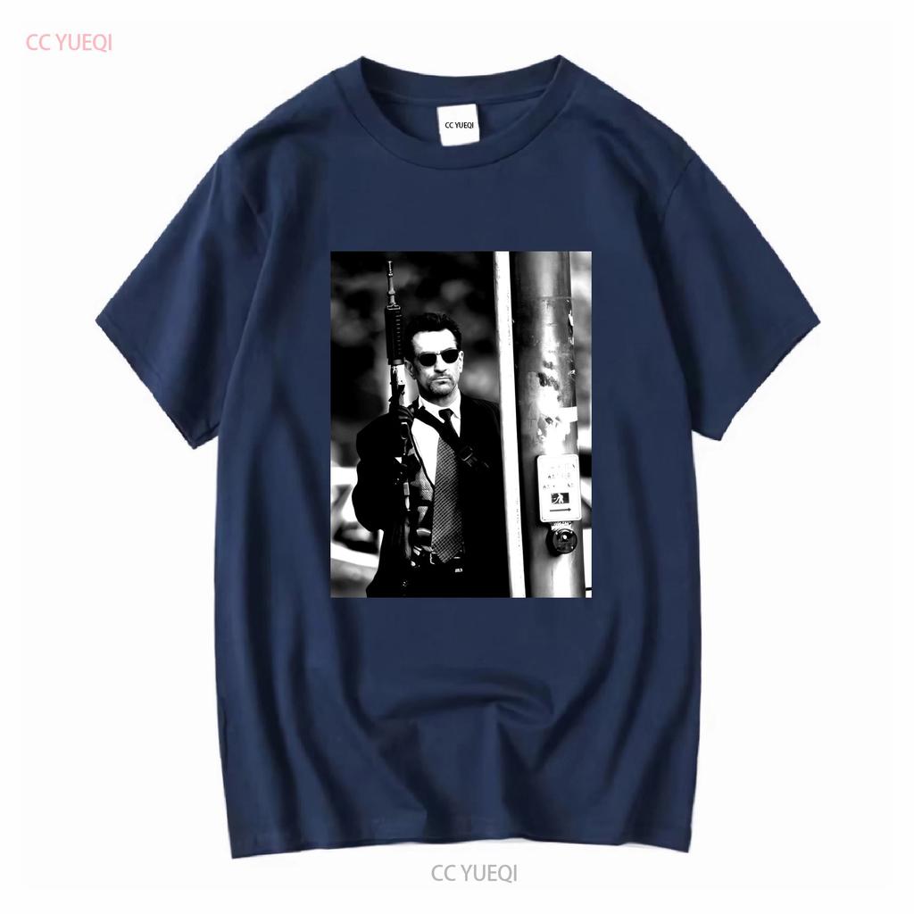 Cult Classic Movie Heat Robert De Niro Shootout Scene V3 T Shirt Vintage Washed Stretched Breathable Soft Unisex