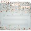 Steel Mill & Co Thick Sturdy File Folders Decorative, Set of 6 File Folders with Tabs and Sticker Labels, Cute Colored File Folders Letter Size with