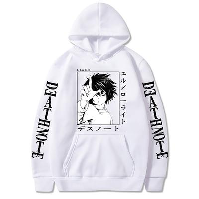 2025 Hot Death Note Hoodies Men Women Funny Japanese Anime Streetwear Harajuku Graphic Sweatshirts Unisex Tops Male